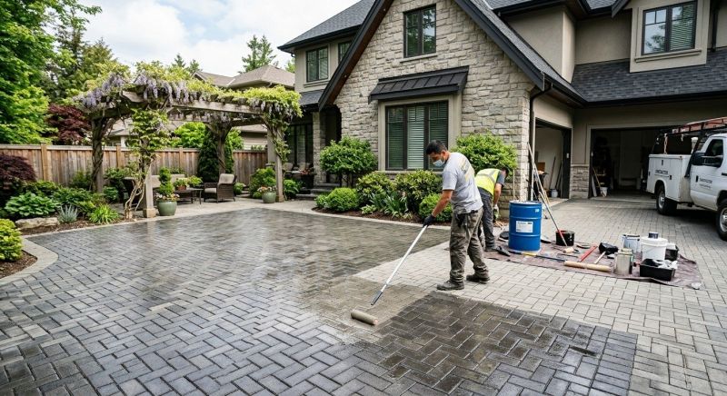 Flagstone Sealing in Puyallup, WA